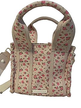 Madden Girl Pink Rose Floral Small Purse Crossbody Bag (view 2)