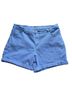 Gloria Vanderbilt Blue Denim Shorts Size 16 - photo 1
