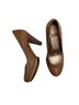 Sofft 100% Leather Solid Brown Heels Size 7 - photo 3