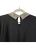 Adrianna Papell Leopard Print Solid Black Tan Casual Sweaters Size S - photo 7
