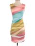 Venus Stripes Multi Color Casual Dress Size XS - photo 6