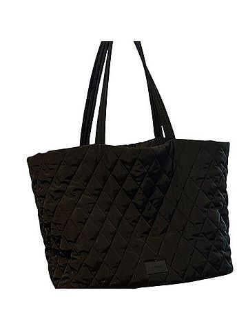 Vera Bradley Black Quilted Tote Bag Tote (view 1)