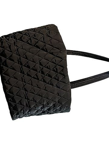 Vera Bradley Black Quilted Tote Bag Tote (view 2)