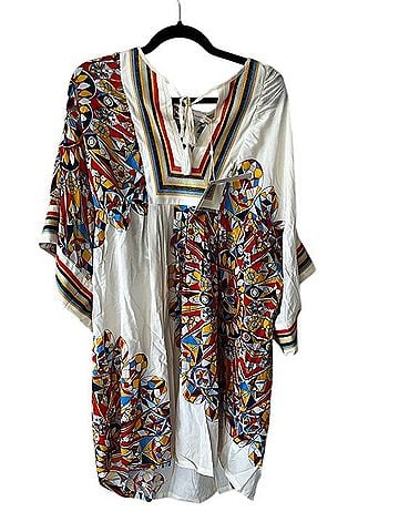 Tory Burch Kaleidoscope Beach Tunic Casual Dress (view 1)