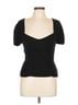 STAUD Black Short Sleeve Blouse Size L - photo 1