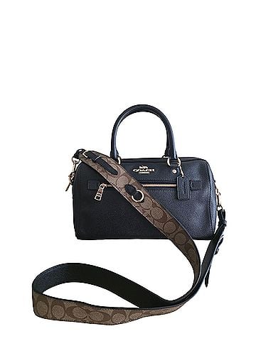 Coach Medium Rowan Leather Satchel (view 1)