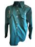 Erika 100% Cotton Green Button-Down Shirt Size M - photo 1