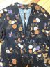 Free People 100% Rayon Floral Black Multi Color Kimono Size S - photo 4
