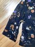 Free People 100% Rayon Floral Black Multi Color Kimono Size S - photo 8