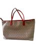 Tory Burch 100% Other Print Red Burgundy Ivory Shoulder Bag One size - photo 2