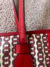 Tory Burch 100% Other Print Red Burgundy Ivory Shoulder Bag One size - photo 11