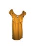 Nine West 100% Polyester Solid Gold Casual Dress Size XL - photo 1