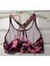 Target Floral Multi Color Pink Black Two Piece Swimsuit Size 20 - photo 3