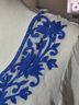 Ella Moss Floral White Blue Swimsuit Cover Up Size M - photo 11