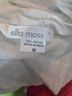 Ella Moss Floral White Blue Swimsuit Cover Up Size M - photo 9