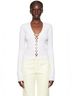 Dion Lee White Ivory Cardigan Size 4 - photo 3