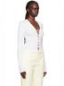 Dion Lee White Ivory Cardigan Size 4 - photo 4