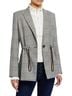 Veronica Beard Plaid Black White Blazer Size 10 - photo 1