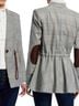 Veronica Beard Plaid Black White Blazer Size 10 - photo 2
