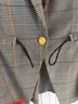Veronica Beard Plaid Black White Blazer Size 10 - photo 7