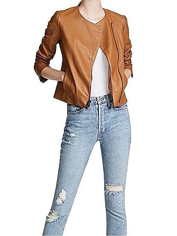 Vince. asymmetry Cross-Front Jacket (view 1)
