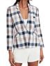 Veronica Beard Graphic Blue Pink Blazer Size 8 - photo 1