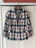 Veronica Beard Graphic Blue Pink Blazer Size 8 - photo 6