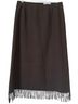 Pendleton 100% Wool Plaid Solid Brown Casual Skirt Size 12 - photo 1