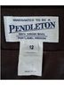 Pendleton 100% Wool Plaid Solid Brown Casual Skirt Size 12 - photo 3