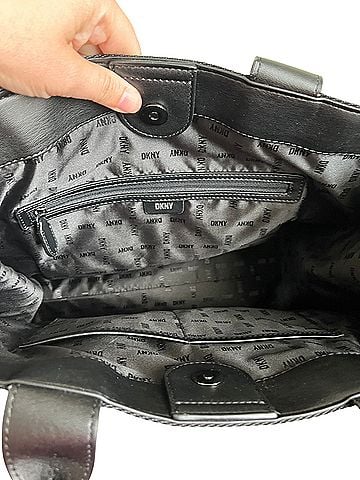 DKNY Leather Tote (view 2)