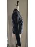 Express Black Faux Leather Jacket Size S - photo 4