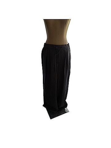 ASOS Tall Black Wide Leg Pants Casual Pants (view 1)