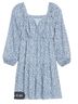 Old Navy Floral Blue Casual Dress Size L (tall) - photo 1