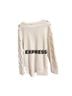 Express White Pullover Sweater Size XS - photo 2