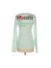 Reebok Multi Color Green Long Sleeve Blouse Size M - photo 2