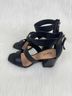 Qupid Luxe 100% Faux Leather Solid Black Heels Size 8 - photo 7