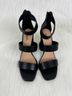 Qupid Luxe 100% Faux Leather Solid Black Heels Size 8 - photo 5