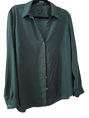 Ann Taylor Long Sleeve Button-Down Shirt (view 1)