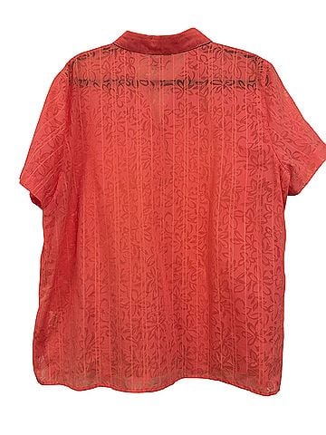 Alfred Dunner Short Sleeve Button-Down Shirt (view 2)