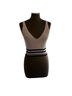 BDG Solid Stripes Tan White Tank Top Size S - photo 1