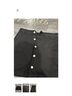 Title Unknown Black Denim Skirt Size 4 - photo 3