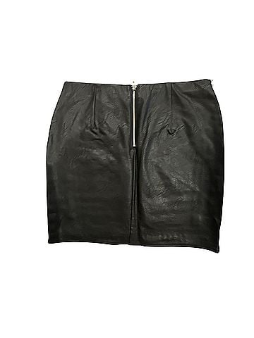 Romeo & Juliet Couture Faux Leather Skirt (view 2)