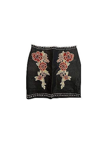 Romeo & Juliet Couture Faux Leather Skirt (view 1)