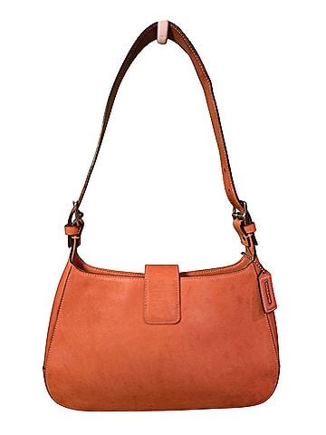 Coach Crescent Leather Shoulder Bag (view 2)