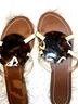 Frances Valentine Leopard Print Brown Multi Color Sandals Size 10 - photo 4
