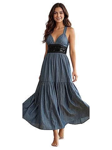 M Missoni Chambray Cotton Casual Dress (view 1)