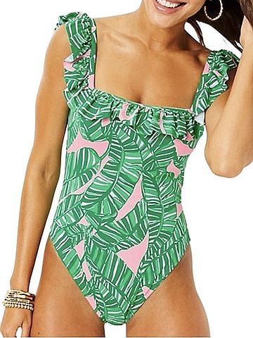Lilly Pulitzer Aemma Ruffle One Piece Swimsuit (view 1)