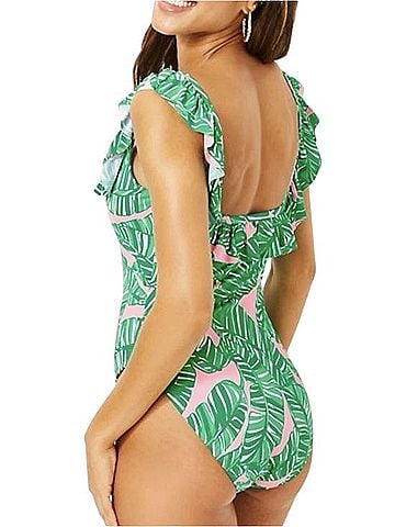 Lilly Pulitzer Aemma Ruffle One Piece Swimsuit (view 2)