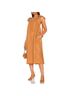 Sancia Solid Brown Casual Dress Size XS - photo 7