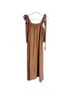 Sancia Solid Brown Casual Dress Size XS - photo 1